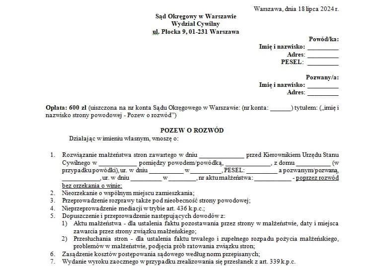 Gdzie pobrać wniosek o rozwód? Oto proste rozwiązania i porady