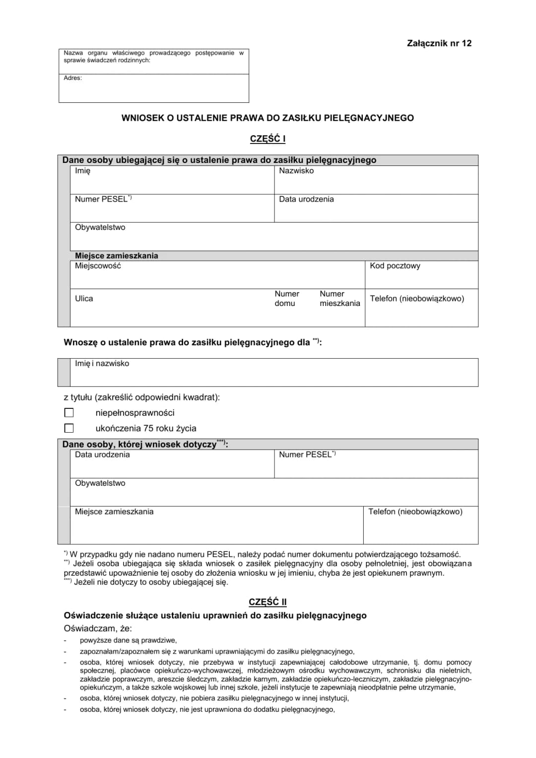 Jak napisać wniosek o zasiłek pielęgnacyjny bez błędów – praktyczny poradnik krok po kroku