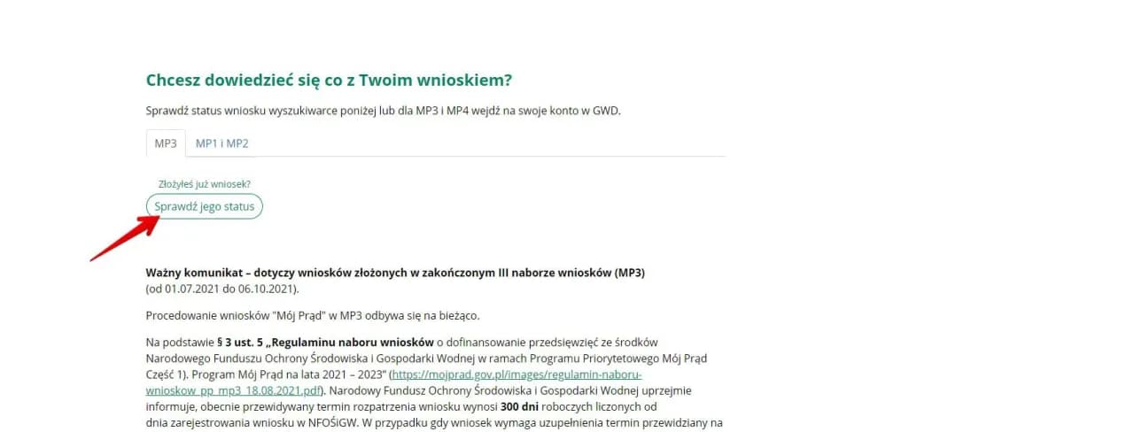 Jak szybko sprawdzić status wniosku Mój Prąd i uniknąć problemów